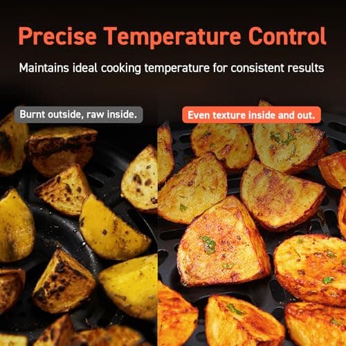 COSORI Air Fryer 9-in-1, Compact & Large 6-Qt, Fast Turbo Modes, 90–450°F Precise Heat for Even Results, Up to 95% Less Oil*, Roast, Bake, Dry, Reheat, Frozen, Broil, Proof, 120V, TurboBlaze, Grey - Image 3