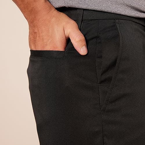 Amazon Essentials Men's Classic-Fit Stretch Golf Short (Available in Big & Tall), Black, 32 - Image 3