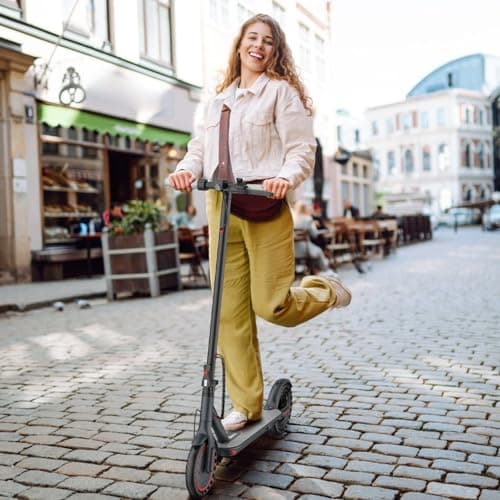 Electric Scooter - 8.5" Solid Tire, Powerful 350W Motor, Top Speed 19 MPH, Max 16 Miles Ranges, Load 264LBS, Aluminum Alloy Frame Foldable Commuting Escooter for Adults & Teens - Image 9
