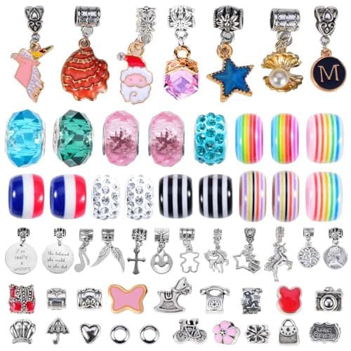 COO&KOO Charm Bracelet Making Kit, A Unicorn Girls Toy That Inspires Creativity and Imagination, Crafts for Girls Ages 8-12 with Jewelry Making Kit Perfect Gifts for 6 7 8 9 10 Girl Self-Expression! - Image 5