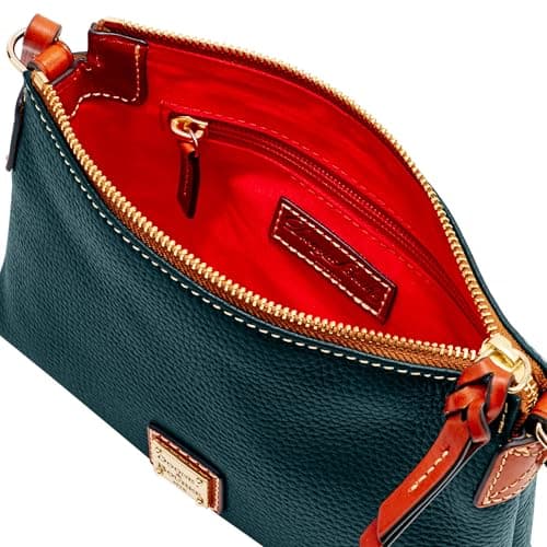 Dooney & Bourke Handbag, Pebble Grain Crossbody Pouchette - Black - Image 3