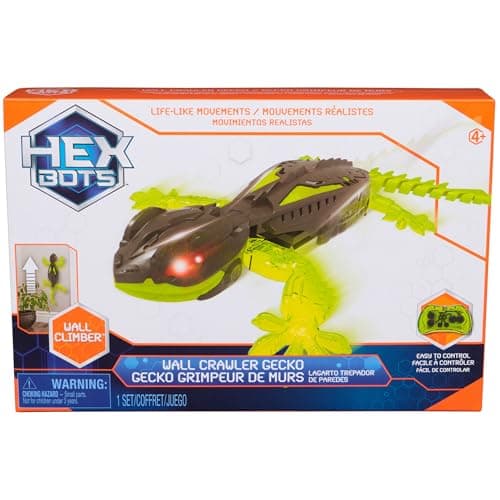 HEX BOTS Wall Crawler Gecko, Rechargeable Remote Control Robot Kids Toys, Climbs up Walls, RC Robot Toys for Boys & Girls Ages 4 & Up - Image 7