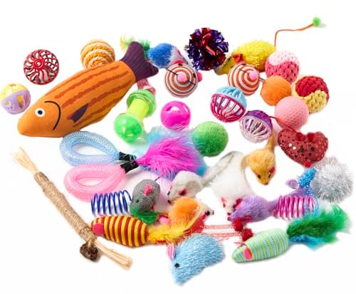 Fashion's Talk Cat Toys Variety Pack for Kitty 20 Pieces - Image 2
