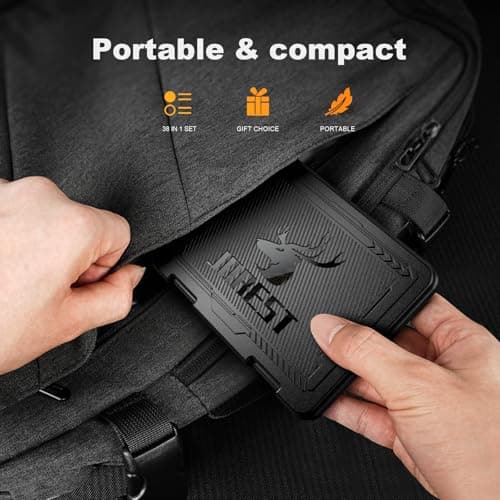 JOREST 38Pcs Small Precision Screwdriver Set with Torx T5, T6, Y00, Mini Repair Tool Kit for Macbook, Computer, Laptop, iPhone, PS4 PS5, Xbox, Switch, Eyeglasses, Watch, Ring Doorbell, Electronic, etc - Image 6