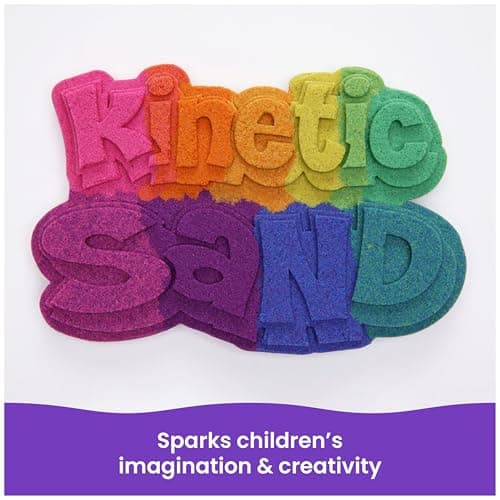 Kinetic Sand, 2.5lbs Blue Play Sand, Moldable Sensory Toys for Kids, Resealable Bag (Packaging May Vary), for Ages 3 and up - Image 5