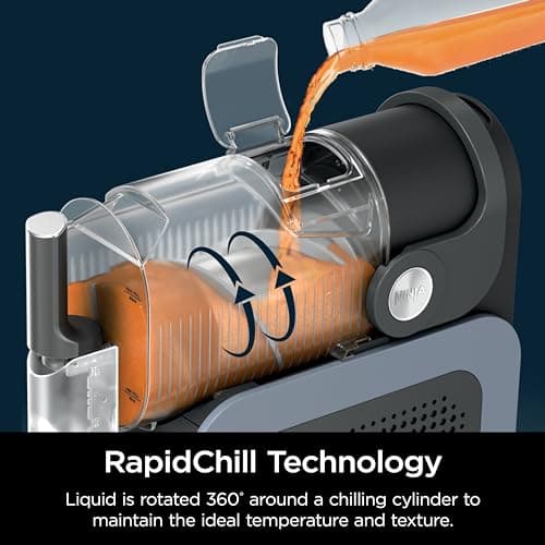 Ninja SLUSHi with RapidChill Technology, 88 oz. Frozen Drink & Slushie Machine, 5 Preset Programs, Margaritas, Frappés, and More, Premium Accents, Black, FS301 - Image 6