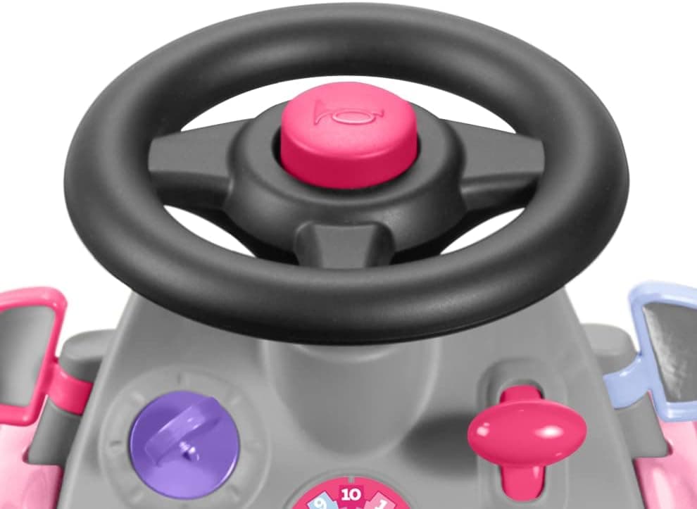 Kids Car, Baby Toys for Kids, Toddler Toys 2-3, Radio Flyer Creativity Car: Pink Ride-On, for Ages 1-3 Years - Image 12