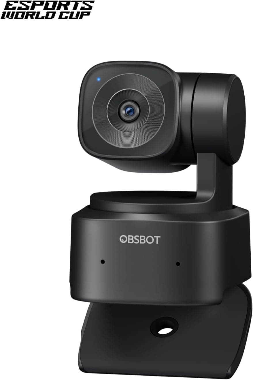 OBSBOT Tiny SE 1080P 100FPS Webcam for PC, AI Tracking PTZ Streaming Camera with 1/2.8" Sensor, Gesture Control, Dual ISO, Staggered HDR, Web Camera for Desktop Computer, Laptop, Meeting, Video Calls - Image 3