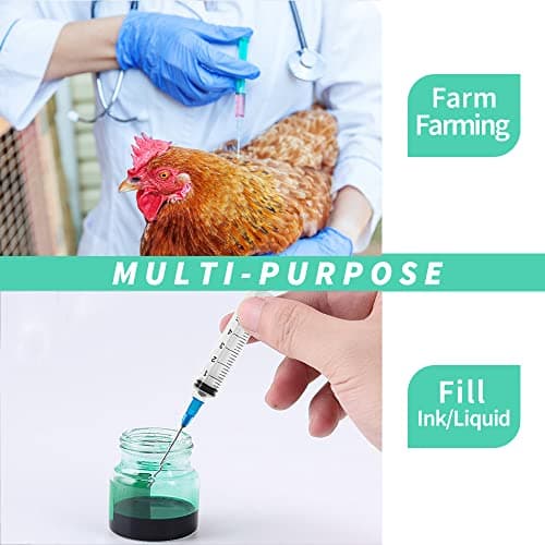 4 Pack 3ml Disposable Syringe with 23Ga 1.0 Inch, Luer Lock Syringes, Individual Sterilized Wrapped - Image 5