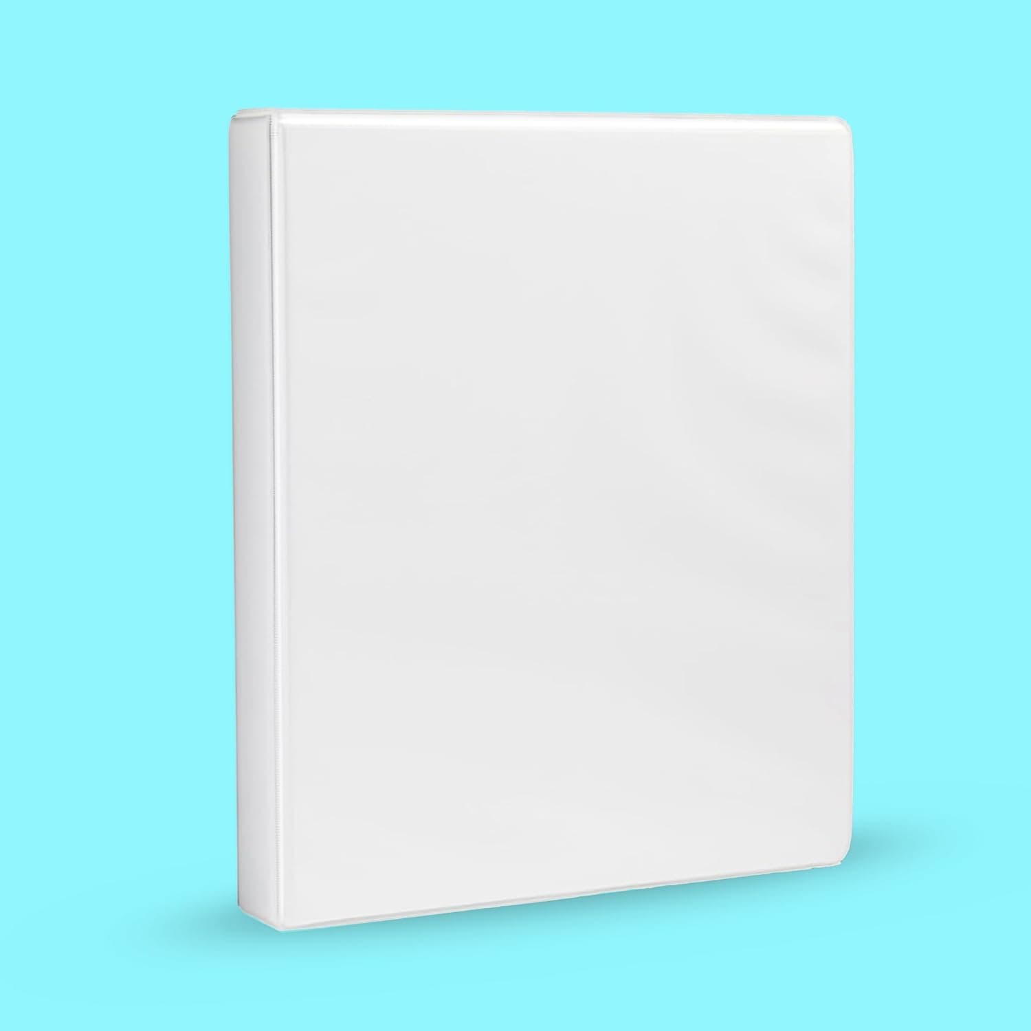 Amazon Basics 3-Ring Binder, 1-Inch - White 1 Pack 1-Pack 1-inch - Image 4