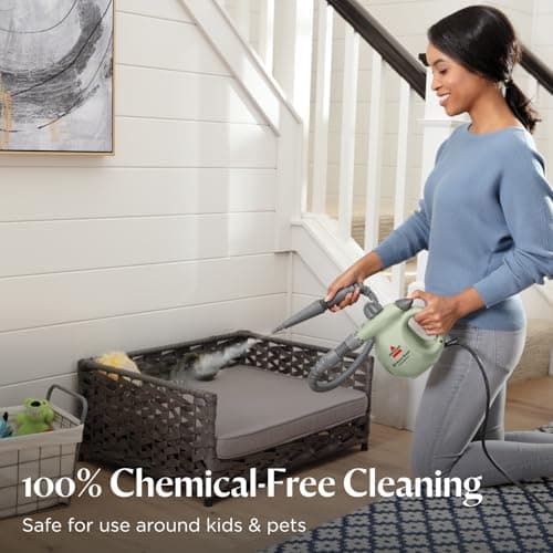 BISSELL® Steam Shot™ OmniReach handheld portable steam cleaner for tile, grout, windows, bathrooms, kitchens, fabric steaming tool, includes 10 tools - Image 4
