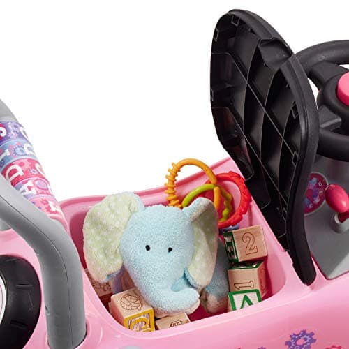 Kids Car, Baby Toys for Kids, Toddler Toys 2-3, Radio Flyer Creativity Car: Pink Ride-On, for Ages 1-3 Years - Image 14
