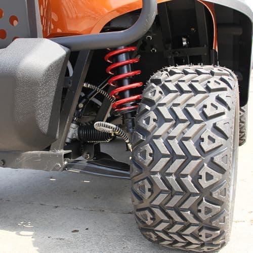 DigSwift Electric Golf Cart with Battery, Intelligent Charging for 12 Hours Can Travel Up to 50 Miles, Spring Damping, Equipped with Reversing Image, Colorful Delivery, US Inventory - Image 7