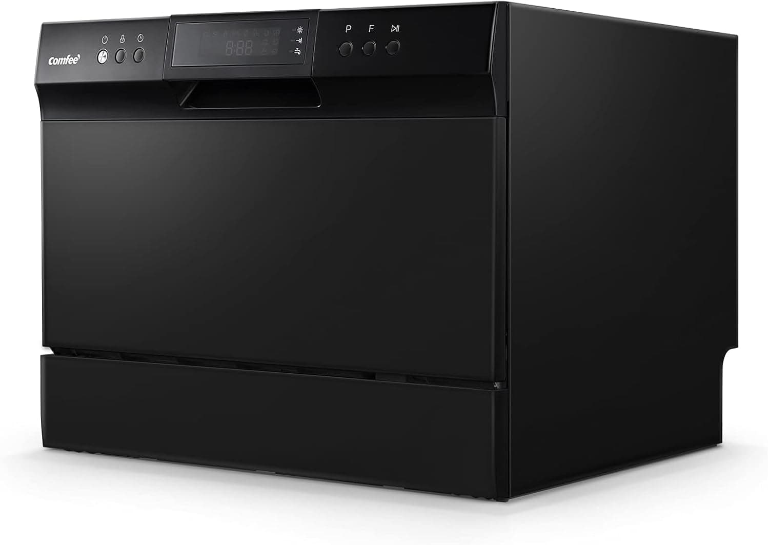 COMFEE’ Countertop Dishwasher, Energy Star Portable Dishwasher, 6 Place Settings & 8 Washing Programs, Speed, Baby-Care, ECO& Glass, Dish Washer for Dorm, RV& Apartment, Black Whole Black - Image 12
