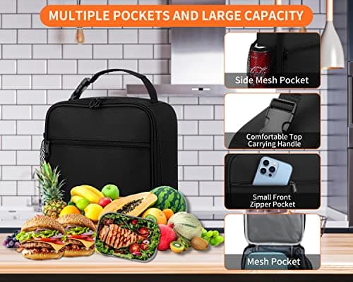 ZM-YOUTOO Lunch Box for Men - Reusable Lunch Bag Men Adult Women- Insulated Small LunchBox - Image 3