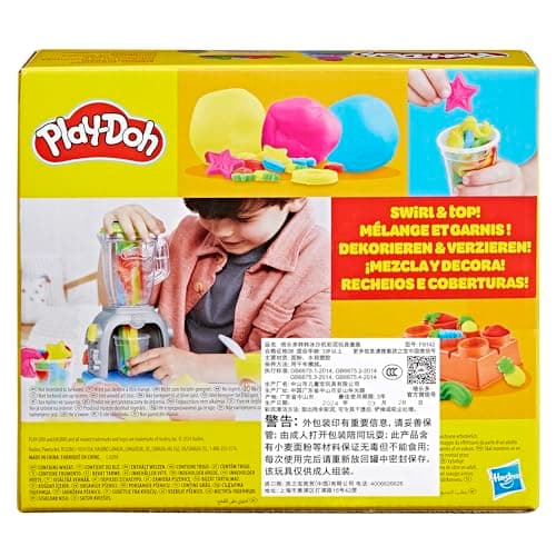 Play Doh Swirlin' Smoothies Toy Blender Playset, Play Kitchen Appliances, Kids Arts and Crafts Toys for 3 Year Old Girls and Boys and Up - Image 15