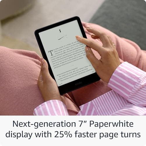 Amazon Kindle Paperwhite 16GB (newest model) – Our fastest Kindle ever, with new 7" glare-free display and weeks of battery life – Black - Image 2