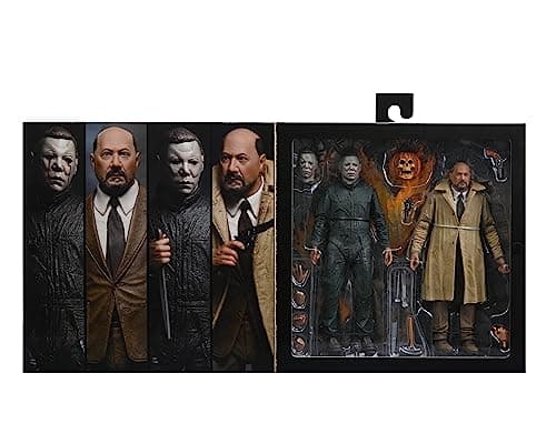 NECA - Halloween 2: Michael Myers & Dr Loomis Action Figure 2-Pack - Image 4