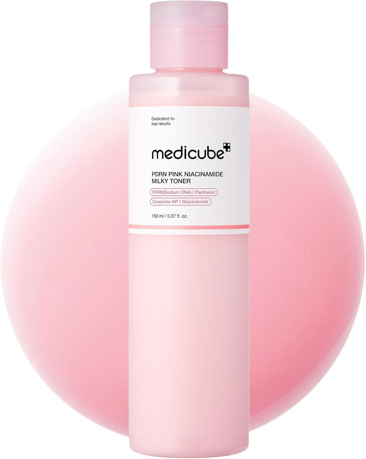 medicube PDRN Pink Niacinamide Milky Toner for Hydrating, Moisturizing, Soothing, Ceramide, Peptide, Glass Glow Skin, Korean Skincare | 150ml 5.07 fl. Oz. Salmon PDRN Milky - Image 2
