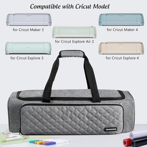 IMAGINING Carrying Case Bag for Cricut Maker 4, Maker 3, Explore 4, Explore 3, Explore Air 2, Large Opening Storage for Cricut Accessories and Suppliers - Image 5