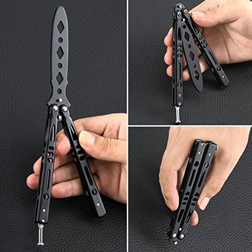 Vudwson Practice Tool with Cool Color Design, Full Stainless Steel, Set of 3 Color (Black&Silver&Colorful) - Image 5