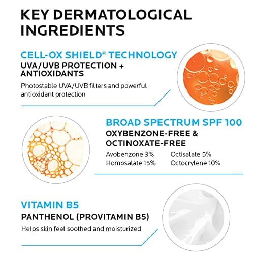 La Roche-Posay Anthelios Melt-In Milk Sunscreen SPF 100, Sunscreen For Body & Face, Broad Spectrum SPF + Antioxidants, Oil Free, For Sun Sensitive Skin, Oxybenzone Free - Image 4