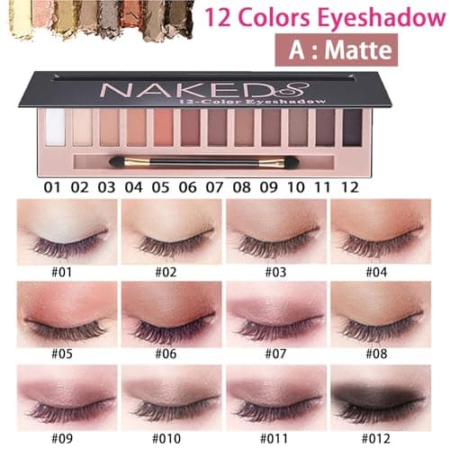 All in One Makeup Kit for Women Full Kit, Makeup Set 12 Colors Eyeshadow, Foundation & Primer, Lipsticks, Eyeliner, Mascara, Contour Stick, Brow Soap, Brush & Sponge, Make Up Gift Set for Women, Teens - Image 2