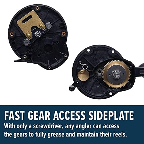 PENN Squall II Level Wind Conventional Fishing Reel,Black Gold, 30LWLC - Image 5