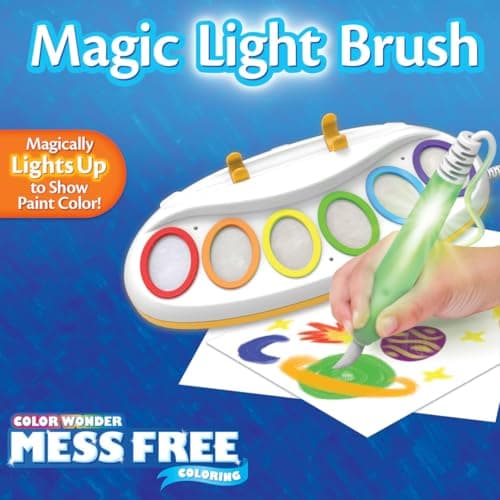 Crayola Color Wonder Magic Light Brush, Mess Free Painting Station for Kids, Toddler Toys & Activities, Holiday & Christmas Gifts for Kids, Ages 3+ - Image 6