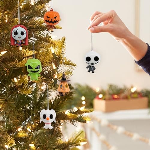 Hallmark Disney Tim Burton's The Nightmare Before Christmas Series 3 Mystery Christmas Ornaments, Shatterproof, Set of 2, Gifts for Disney Fans - Image 2