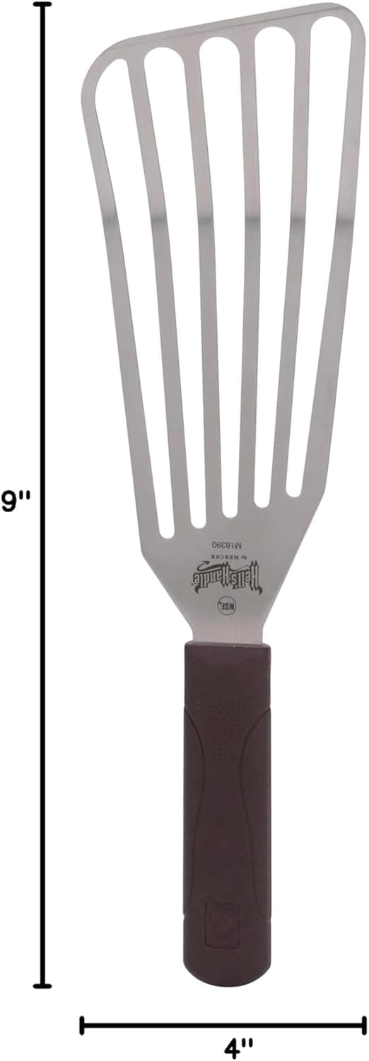Mercer Culinary Hell's Handle Large Fish Turner/Spatula, 4 Inch x 9 Inch Large Fish Turner 9" X 4" - Image 6