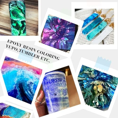 White Alcohol Ink for Epoxy Resin - 4 Ounce White Color Alcohol-Based Resin Ink for Resin Petri, Resin Tumblers, Coaster Making, White Alcohol Paint Epoxy Resin Pigment for Painting, Yupo, Resin Art - Image 6