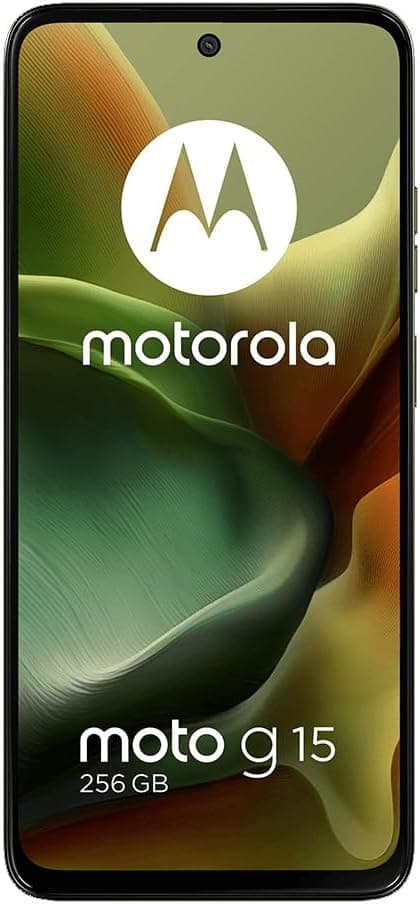 Motorola Moto G15 4G LTE (XT2521-2) 4+256GB Dual Sim | GSM Unlocked | International Model | for T-Mobile, Metro PCS, Mint & Tello - (Green) - Image 3