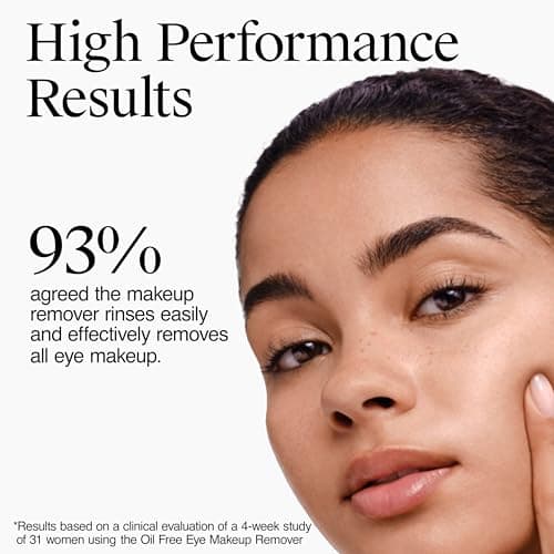 Neutrogena Gentle Oil-Free Eye Makeup Remover & Cleanser for Sensitive Eyes, Non-Greasy Makeup Remover, Waterproof Mascara Remover, Dermatologist & Ophthalmologist Tested, 8 fl. oz - Image 3