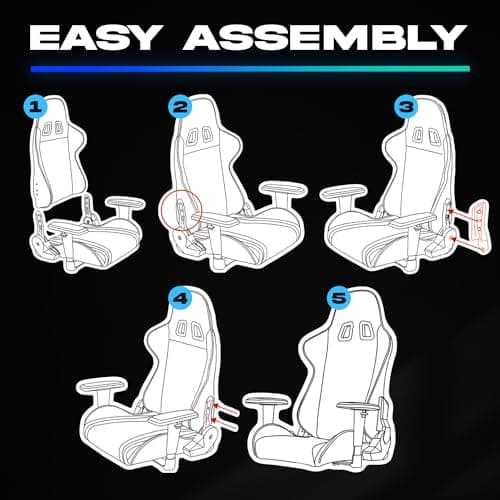 KLIM Esports Pink Gaming Chair with Back & Head Support + Ergonomic Pink Chair, Fully Adjustable + PU Leather + Gaming Chair for Girls, Boys, Teenagers, Adults + New Version Gaming Chair Pink - Image 8