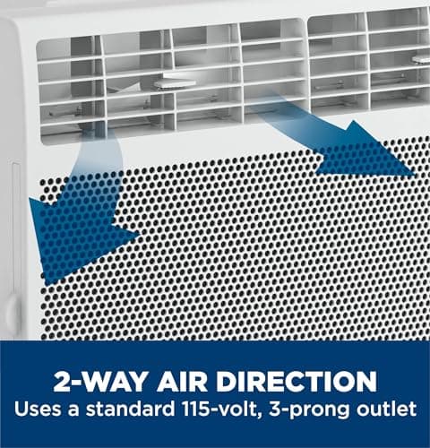 GE Window Air Conditioner Unit, 5,000 BTU for Small Rooms up to 150 sq ft. with Manual Adjustable Fan and Cooling Settings, Perfect for Small Bedroom or Living Room, Easy Install Kit Included, White - Image 4