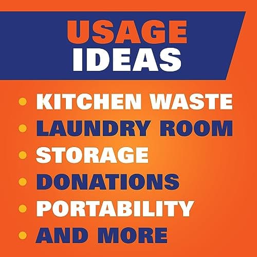 Hefty Ultra Strong 13 Gallon Trash Bags, Tall Kitchen Trash Bags 13 Gallon Size, Resist Leaks, Punctures, and Rips, Continuous Odor Control, White, Fabuloso Scent, 80 Bags - Image 8