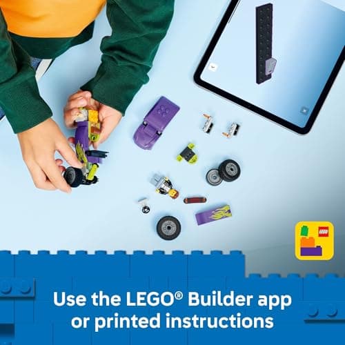 LEGO City Hot Rod 60485 | Building Toys for Boys & Girls, Ages 5+, Toy Race Car for Pretend Play, Driver Minifigure, 81 Pieces, Gift for Birthdays - Image 6