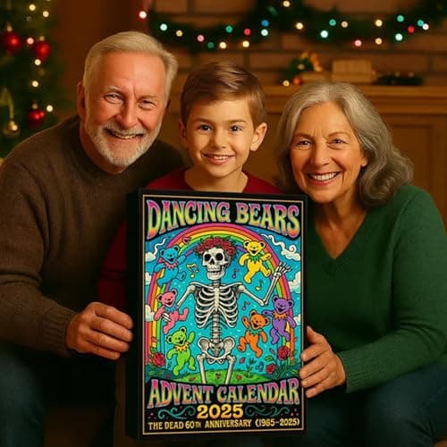 Dancing Bears Advent Calendar 2025, 24 Mini Bear Ornaments for Christmas Tree Decorations, Fun Christmas Tree Decorations & Collectible Holiday Gift Set (1Pcs) - Image 3