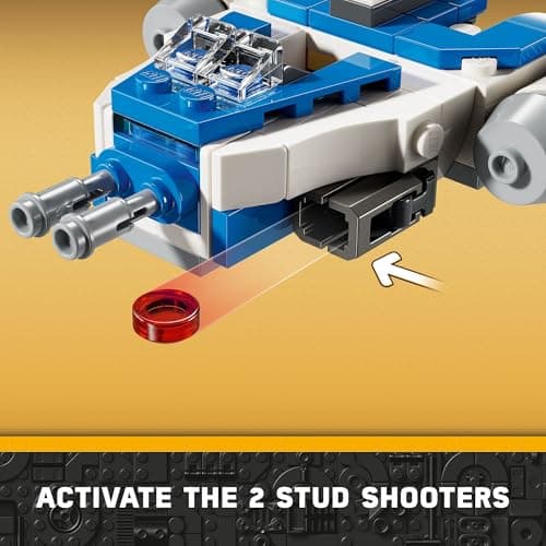 LEGO Star Wars: The Clone Wars Captain Rex Y-Wing Microfighter Building Set, Collectible Star Wars Y-Wing Toy for Kids with Captain Rex Minifigure, Star Wars Gift for Boys & Girls Ages 6 and Up, 75391 - Image 4