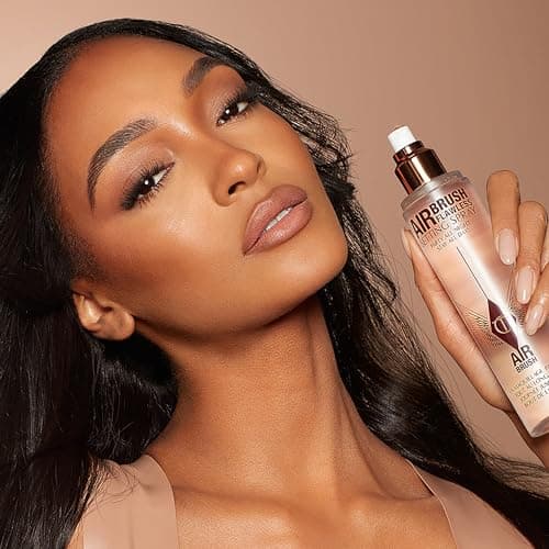 Charlotte Tilbury Airbrush Flawless Setting Spray - Ultra-Fine Hydrating Mist to Prime & Set Face Makeup For Up to 16Hr - Soothes, Blurs Pores & Calms Skin (100ml) - Image 9