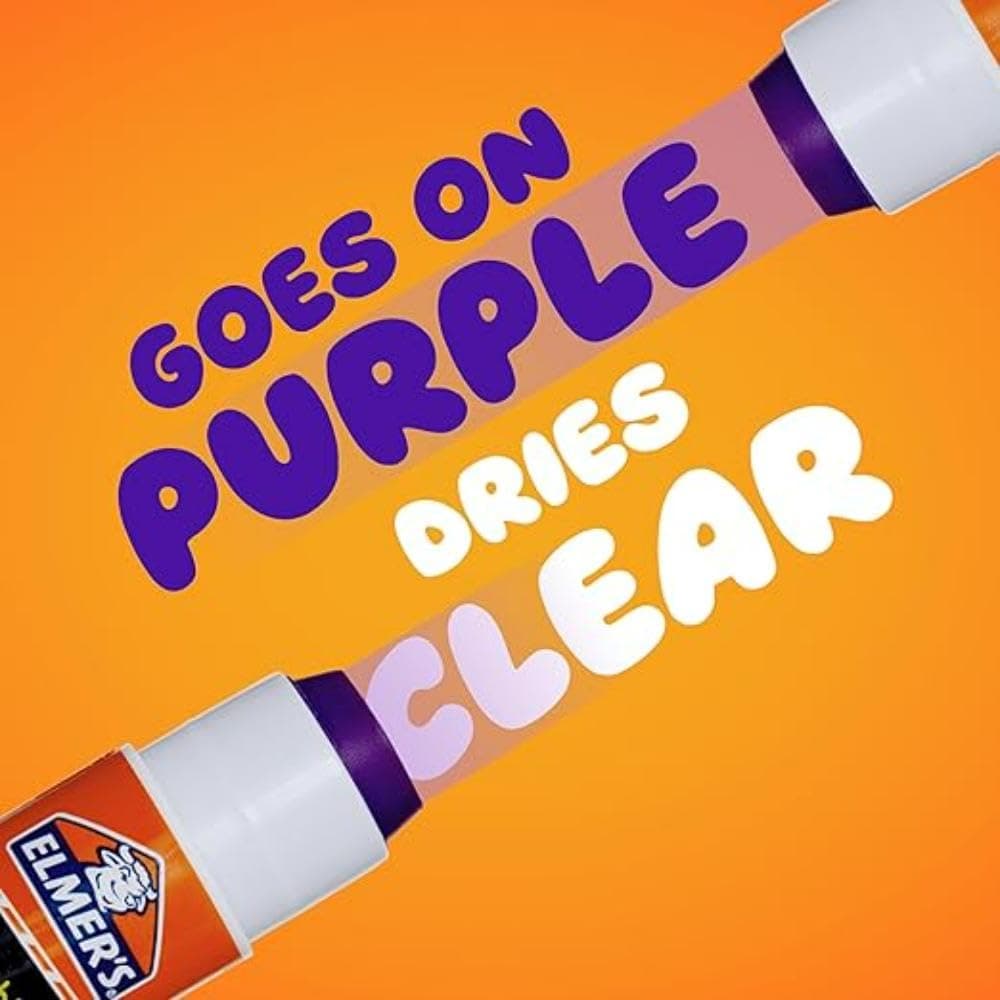 Elmer's Disappearing Purple School Glue Sticks, Washable, 7 Grams, 30 Count - Poster, Vision Board, Back to School, Bulk Pack for Classrooms, #1 Teacher Brand Standard Stick 30 Count, 7g sticks - Image 8
