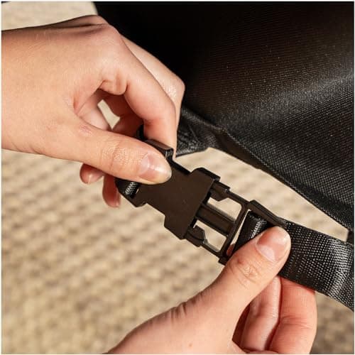 Blackstone® 1529 28" Griddle Cover, Black | Blackstone® 1529 Single Shelf, 600D Polyester, Weather-resistant Heavy Duty Outdoor BBQ Grilling Cover, Black - Image 5