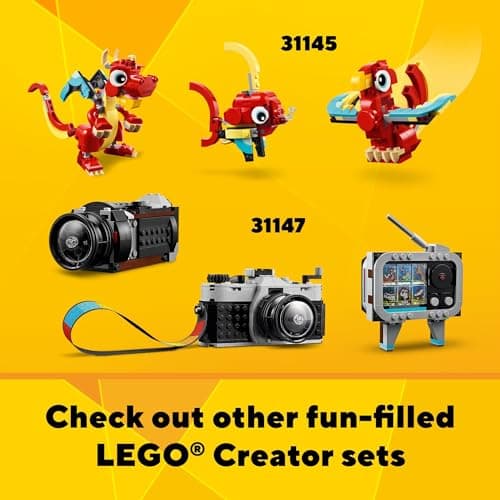 LEGO Creator 3 in 1 Flatbed Truck with Helicopter Toy, Transforms from Flatbed Truck Toy to Propeller Plane to Hot Rod and SUV Car Toys, Gift Idea for Boys and Girls Ages 7 Years Old and Up, 31146 - Image 6