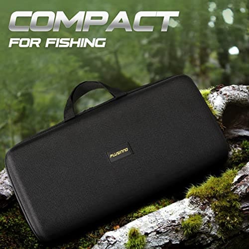 PLUSINNO Spinning Rod and Reel Combos Telescopic Fishing Rod Pole with Reel Line Lures Hooks Fishing Carrier Bag Case and Accessories Fishing Gear Organizer (1.8M 5.91FT Fishing Gear Organizer) ... - Image 3