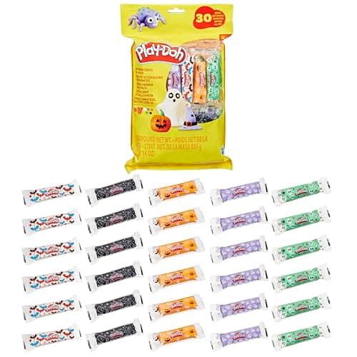 PLAY-DOH 30 Pack Spooky Colors, Individually Wrapped 1 Ounce Sticks for Halloween, Trick or Treat, or Fall Seasonal Arts & Crafts for Kids 2+ - Image 7