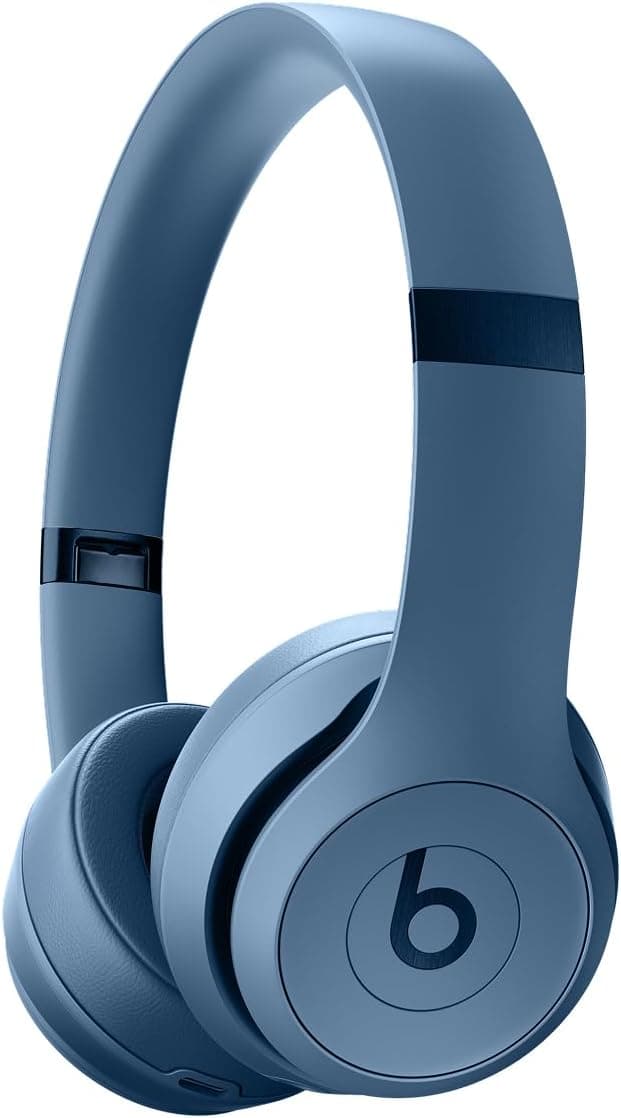 Beats Solo 4 - Wireless Bluetooth On-Ear Headphones, Apple & Android Compatible, Up to 50 Hours of Battery Life - Slate Blue Slate Blue Solo4 Without AppleCare+ - Image 2