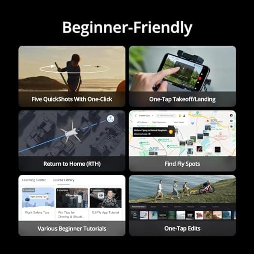 DJI Mini 3, Drones with Camera for Adults 4K, 38-min Flight Time, up to 32800ft (10km) Video Transmission, True Vertical Shooting, GPS Auto Return Integrated, Mini Drone with Camera for Beginners - Image 5