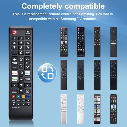 【Pack of 2】 New Universal Remote for All Samsung TV Remote, Replacement Compatible for All Samsung Smart TV, LED, LCD, HDTV, 3D, Series TV - Image 5
