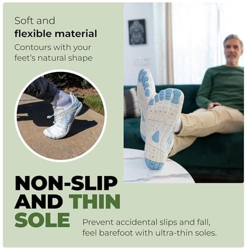 Hike Footwear Lazuli Pro Wide Toe Box Barefoot Shoes for Women and Men – Non-Slip, Lightweight, Comfortable Grounded footwear barefoot shoes women for Hiking, Running, Healthy Posture, and Movement - Image 3